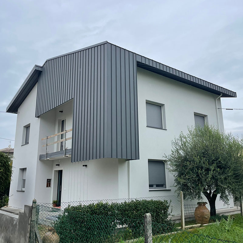 Copertura a doppia aggraffatura